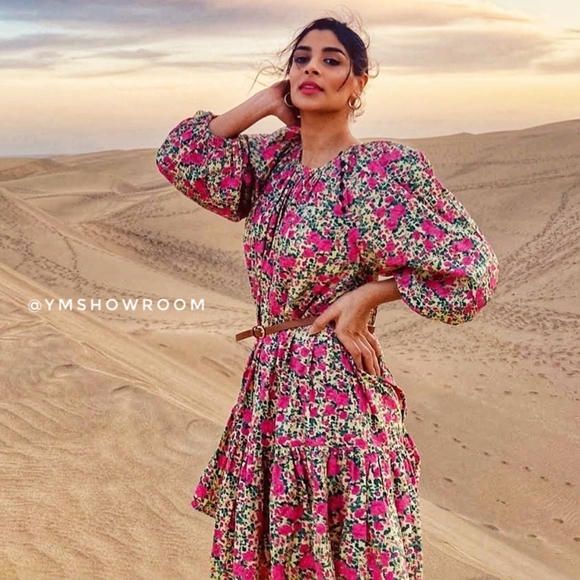 🔥Last 3🔥ZARA Floral Puff sleeves mini dre - Picture 7 of 8